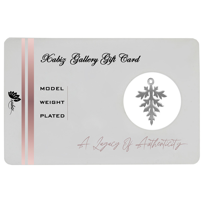 طلا گرمی 18 عیار ژابیز مدل برگ h118