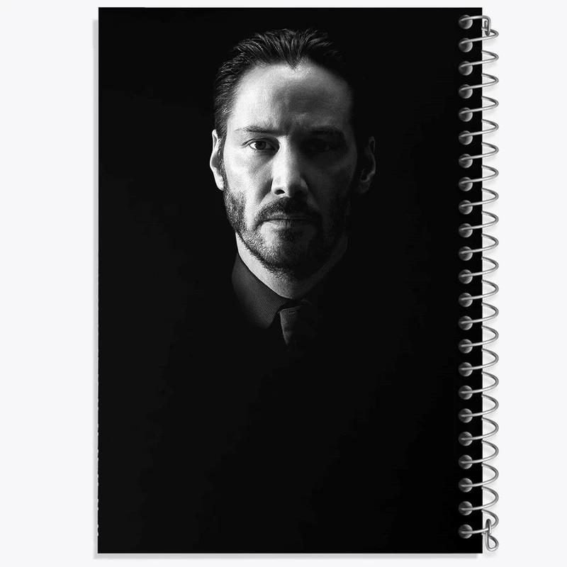 دفتر شطرنجی 50 برگ خندالو طرح جان ویک John Wick کد 2953