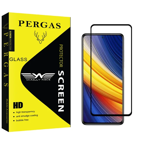 محافظ صفحه نمایش سرامیکی وایلی نایس مدل Pergas مناسب برای گوشی موبایل شیائومی Poco X3 Pro