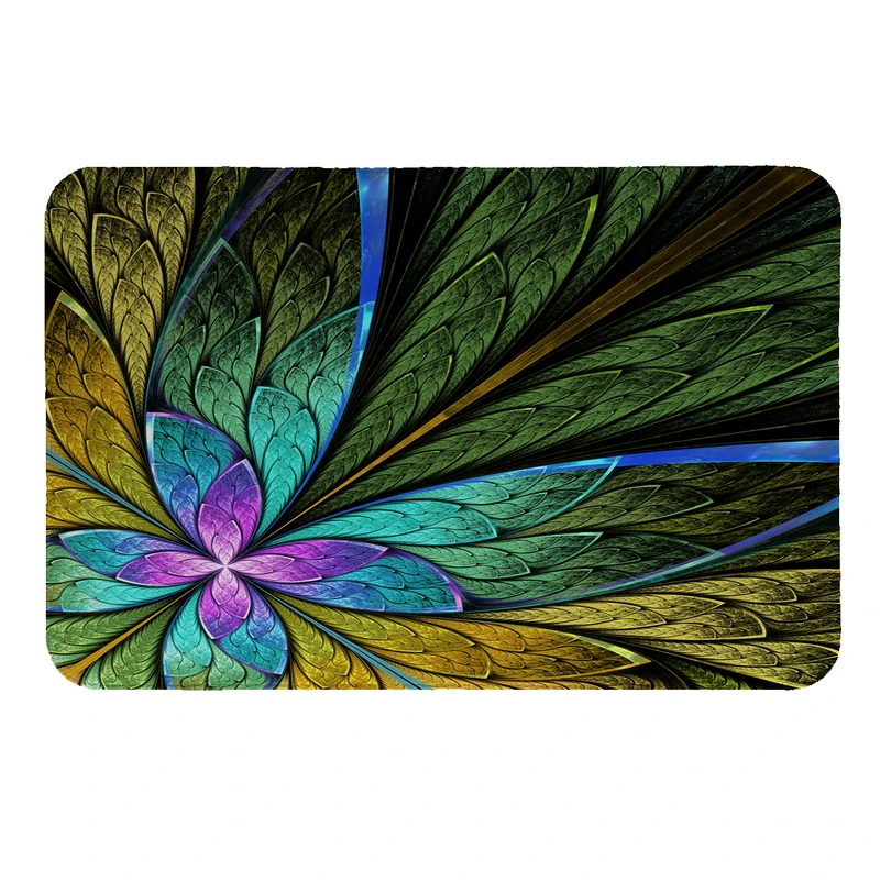  پادری طرح پروانه کد 5580 سایز 50 × 70 سانتی متر