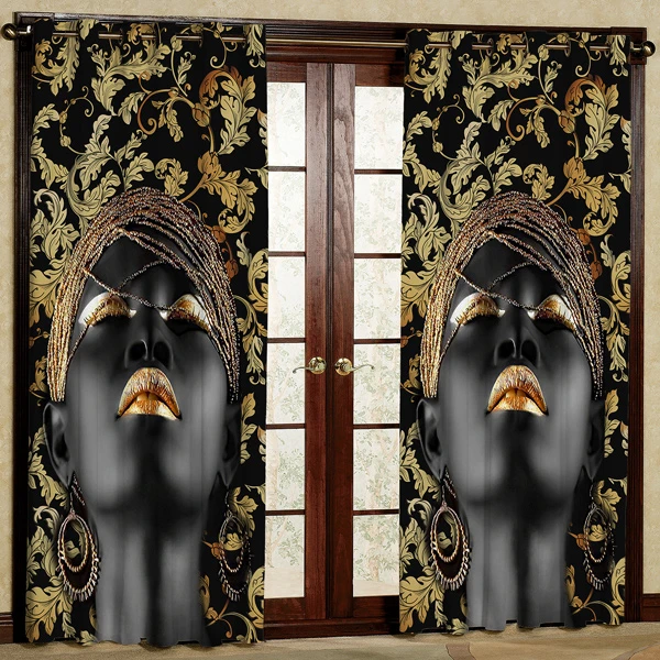 پرده مخمل پانچی کد 5877 سایز 280x140 سانتی متر