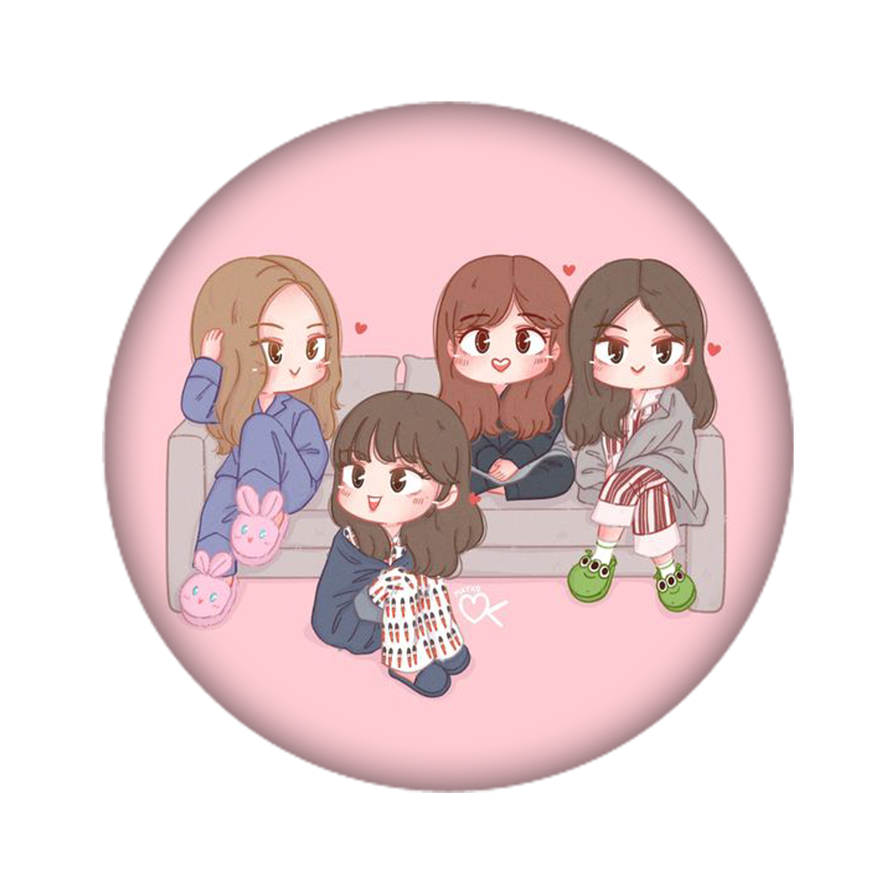 آینه جیبی مدل blackpink کد 2353