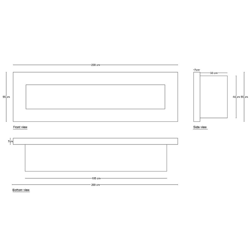 شومینه گازی شومینه بیستون مدل GF200.S