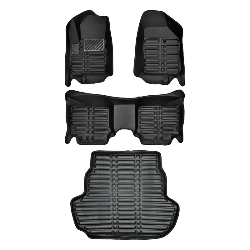 کفپوش پنج بعدی خودرو پانیذ مدل EVA مناسب برای آریزو ۶ به همراه کفپوش صندوق