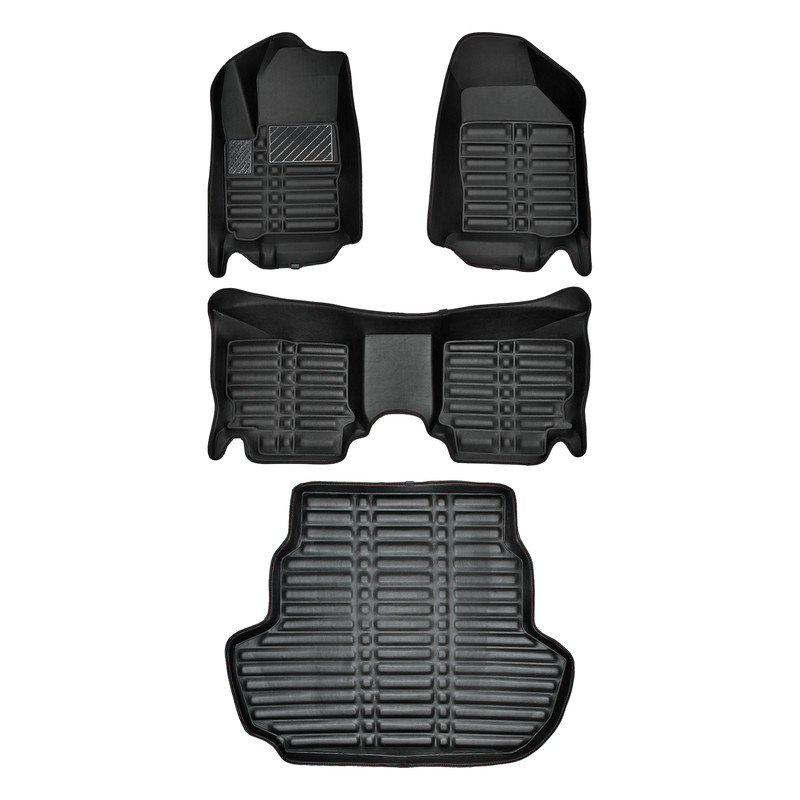 کفپوش پنج بعدی خودرو پانیذ مدل EVA مناسب برای آریزو ۶ به همراه کفپوش صندوق