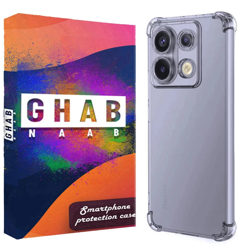 کاور قاب ناب مدل ژله ای کپسول دار مناسب برای گوشی موبایل شیائومی Redmi Note 13 Pro 4G / Note 14s / Poco M6 Pro 4G