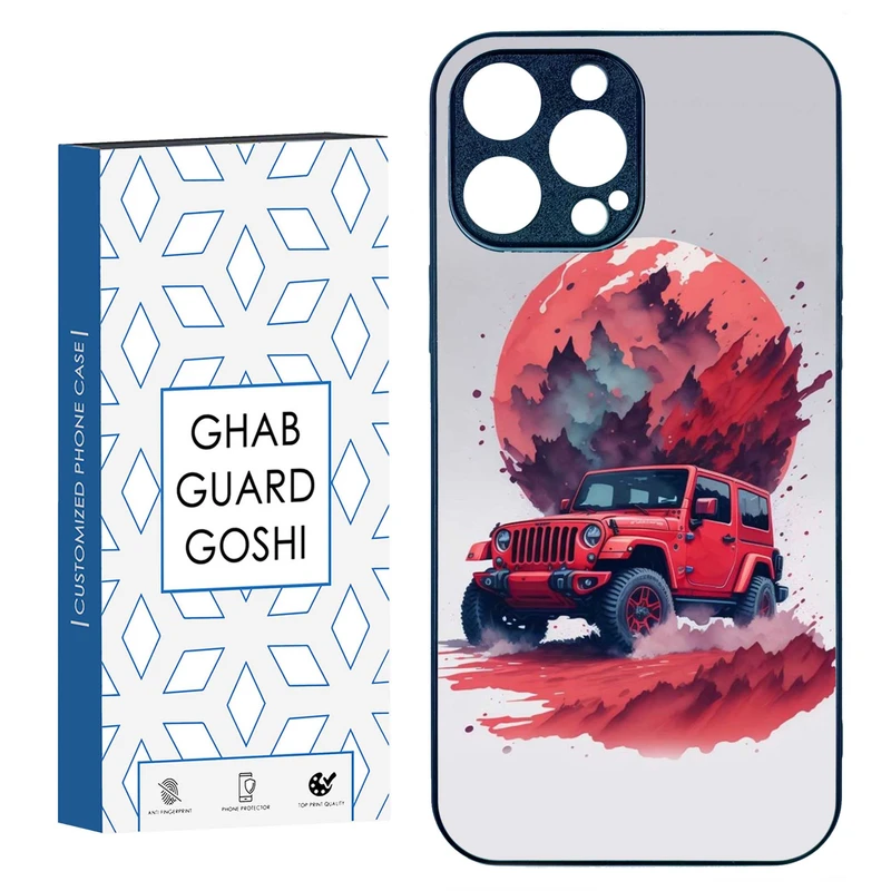 کاور قاب گارد گوشی طرح ماشین کد TPU-147 مناسب برای گوشی موبایل اپل IPHONE 15 PRO MAX