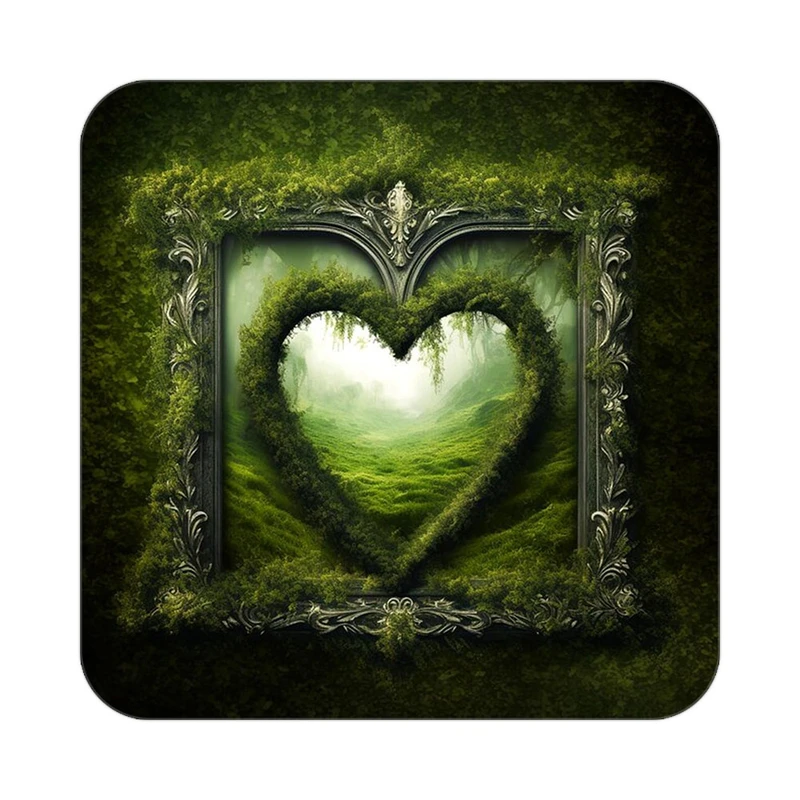 زیر لیوانی کاکتی مدل عاشقانه کد mp11526