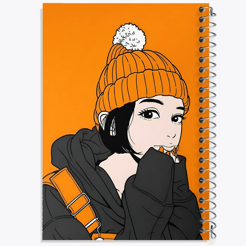 دفتر شطرنجی 50 برگ خندالو طرح دخترانه کد F5817