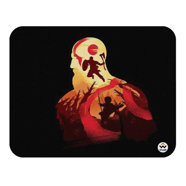 ماوس پد شادیت مدل بازی god of war کد04 سایز24*19سانتی متر