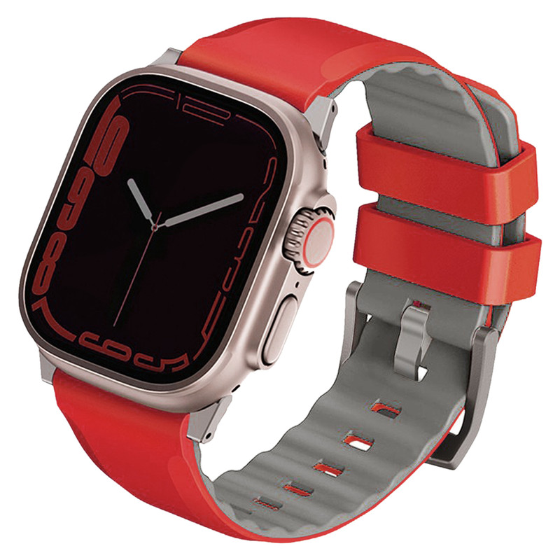 بند اسپریگ مدل Linus Airosoft مناسب برای اپل واچ 49 میلی متری سری Ultra / Ultra 2 / Ultra 3