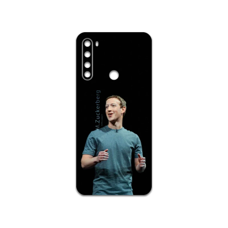 برچسب پوششی ماهوت مدل Mark-Zuckerberg مناسب برای گوشی موبایل شیائومی Redmi Note 8 2021