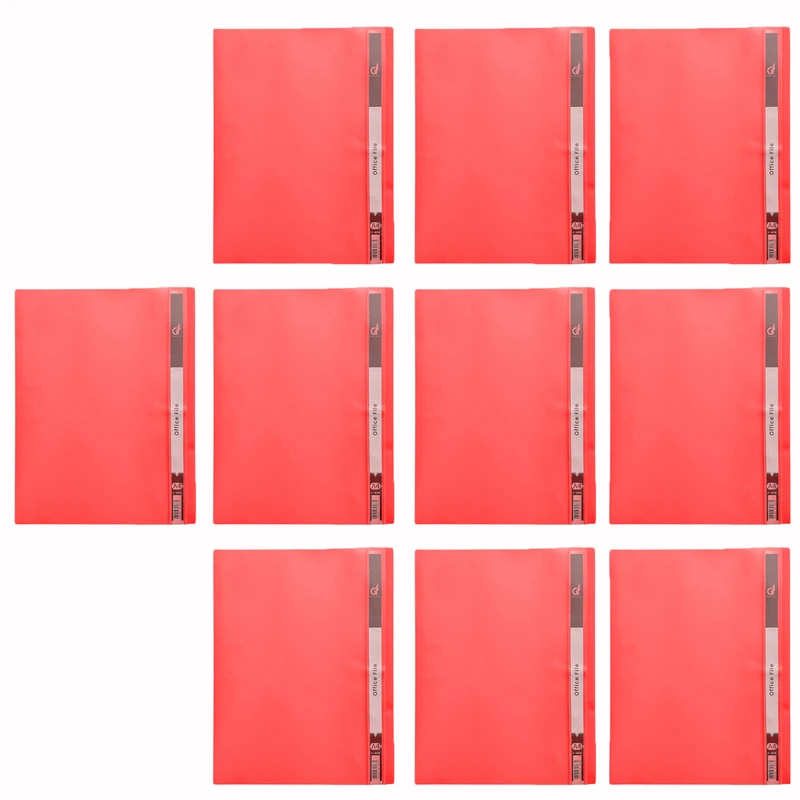 پوشه پرگه مدل گیره دار پلاست بسته 10 عددی