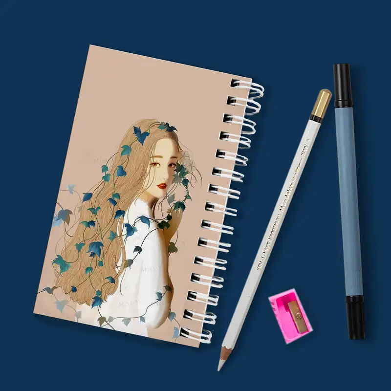 دفترچه یادداشت مدل to do list طرح دختر فانتزی کد 2701029