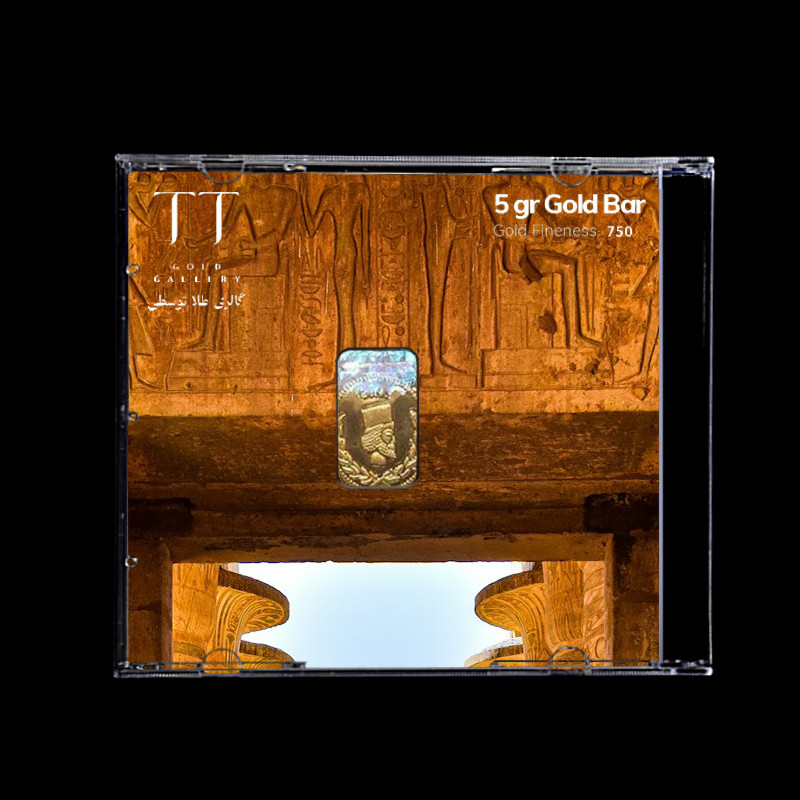شمش طلا 18 عیار گالری طلا توسطی مدل C69D3C