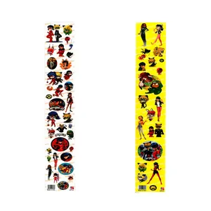 استیکر دیواری کودک طرح دختر کفشدوزکی کد TT111 مجموعه 2 عددی