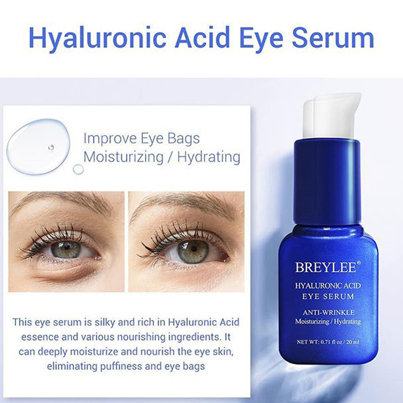 سرم آبرسان دور چشم بریلی مدل HYALURONIC ACID حجم 20 میلی لیتر