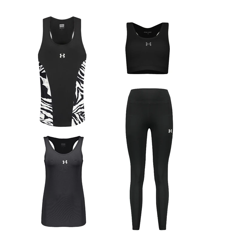 ست چهار تکه لباس ورزشی زنانه مدل 4104-8101-9101-1801