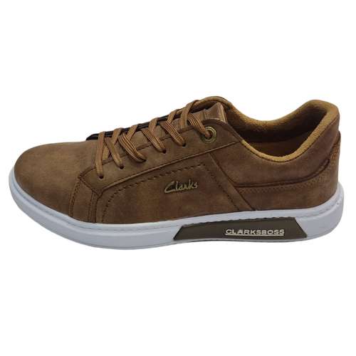 کفش روزمره مردانه مدل تک اسپرت چرمی بندی کد CLRK-02