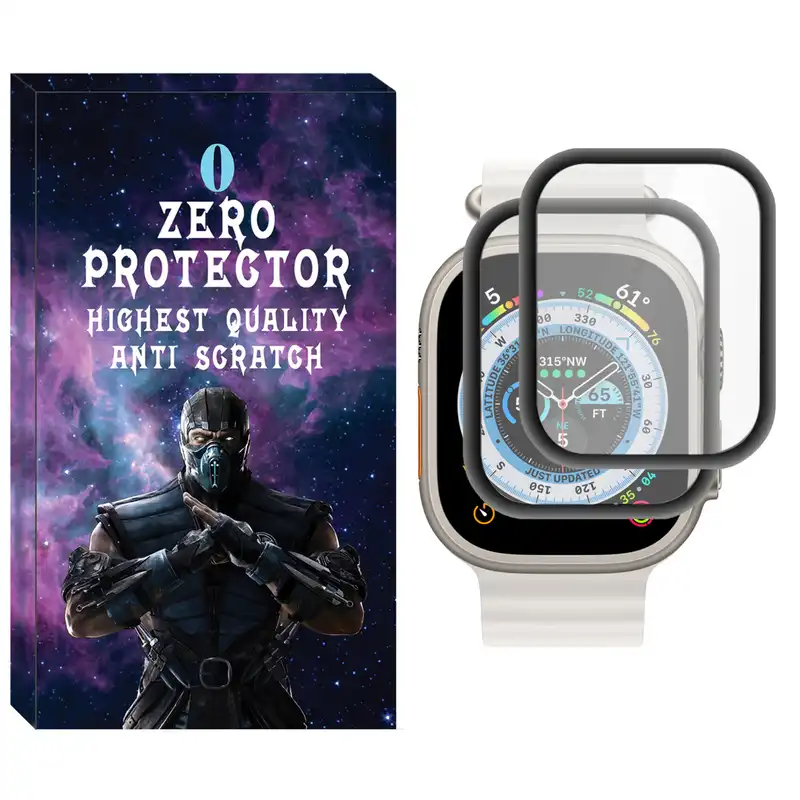 محافظ صفحه نمایش نانو زیرو مدل NZO مناسب برای ساعت هوشمند الترا HW8 Ultra Max بسته دو عددی