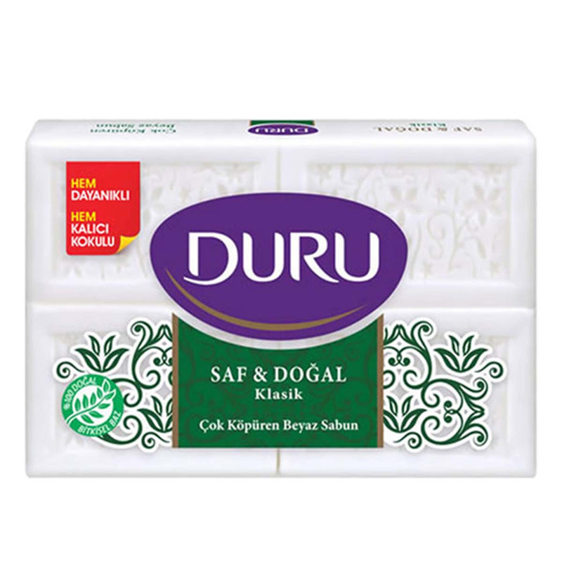صابون شستشوی دورو مدل Saf & Dogal Klasik وزن 150 گرم بسته 4 عددی صابون شستشوی دورو مدل Saf & Dogal Klasik وزن 150 گرم بسته 4 عددی