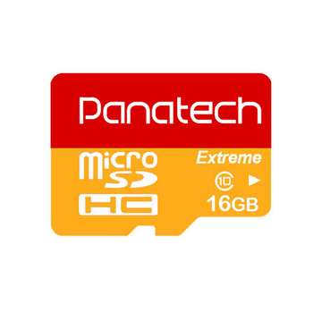 کارت حافظه‌ microSDHC پاناتک مدل Extreme کلاس 10 استاندارد UHS-I U1 سرعت 30MBps ظرفیت 16 گیگابایت