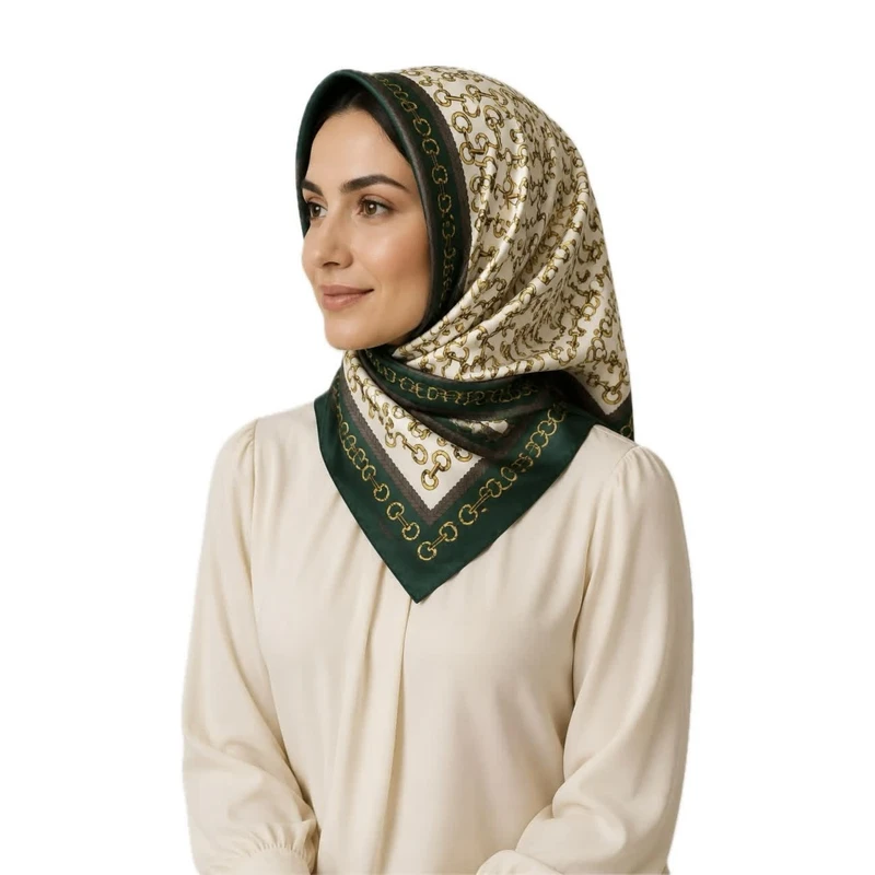 مینی اسکارف زنانه ابریشم مدل E200