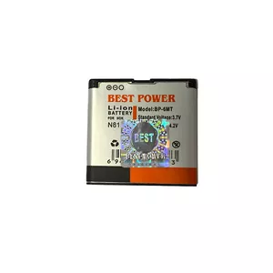 باتری موبایل مدل BP-6MT ظرفیت 800میلی امپر ساعت مناسب برای گوشی موبایل نوکیا E51/ N81/ N82