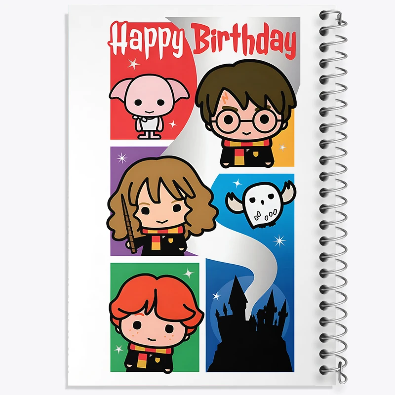 دفتر نقاشی 50 برگ خندالو طرح هری پاتر (Harry Potter) کد N4590