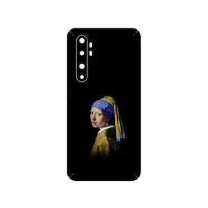 MAHOOT Girl with a Pearl Earring of Vermeer Cover Sticker for Xiaomi Mi Note 10 Lite