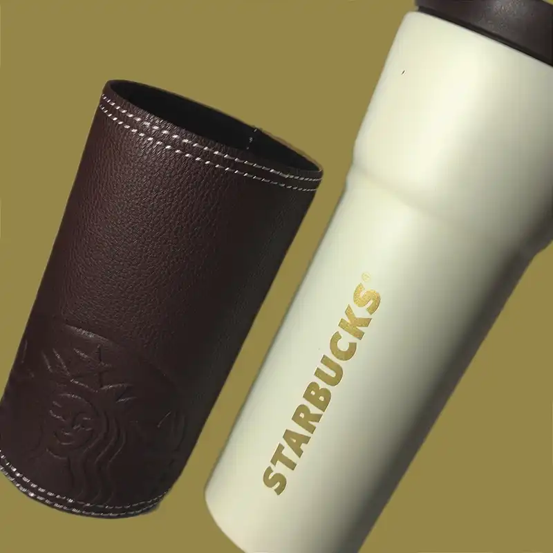 ماگ سفری استارباکس مدل کاوردار گنجایش 0.473 لیتر