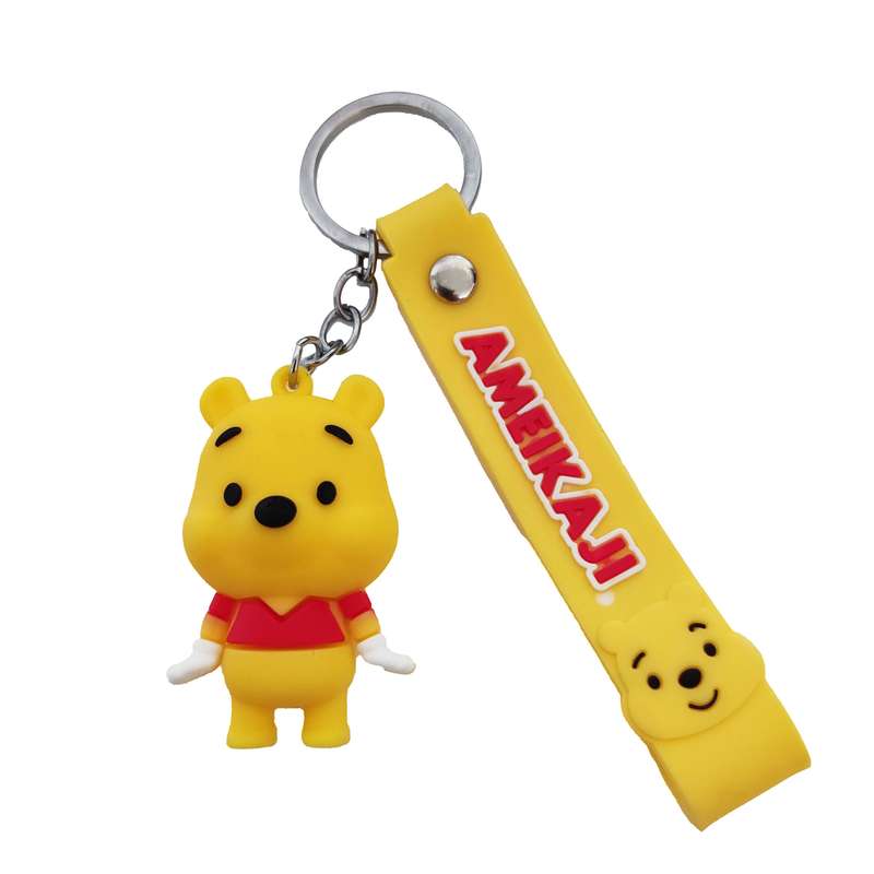 جاکلیدی مدل سیلیکونی طرح خرس پو کد DB21 جاکلیدی مدل سیلیکونی طرح خرس پو کد DB21