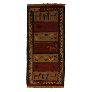 گلیم دستبافت سرزمین فرش کد TKG146