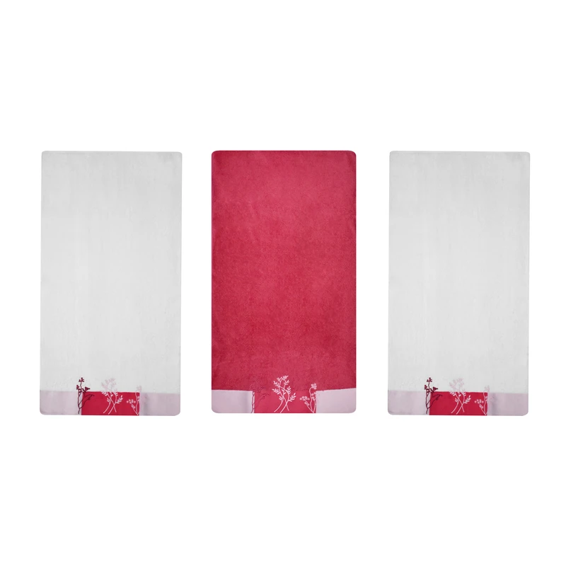 حوله صورت هوبی مدل KARINA-ASORTI30 سایز 50x90 سانتی متر مجموعه سه عددی