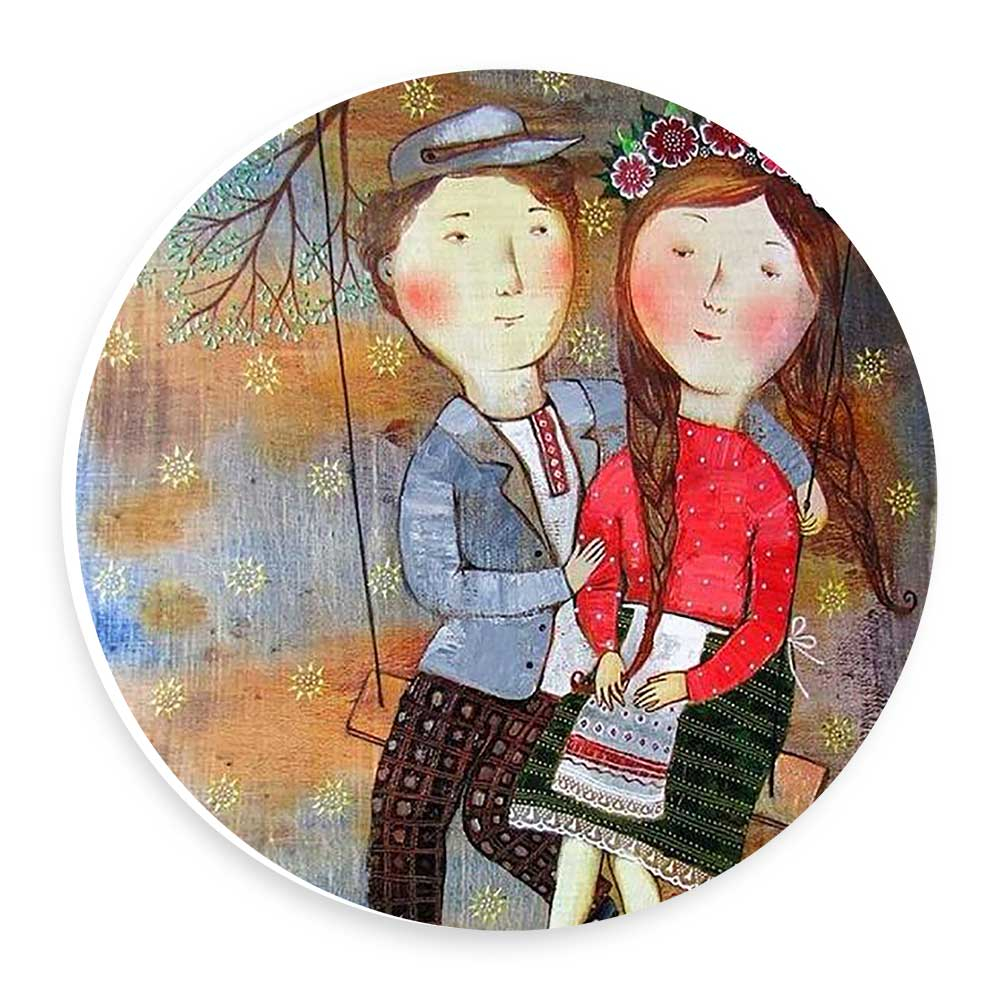  دیوارکوب طرح عشاق مدل wtb749