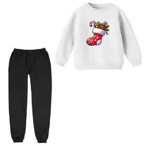 ست سویشرت و شلوار مدل کریسمسی کد 015