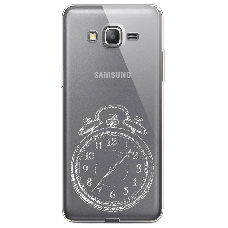 کاور مگافون طرح ساعت مدل C64-W مناسب برای گوشی موبایل سامسونگ Galaxy J7 2015 / J7 Core