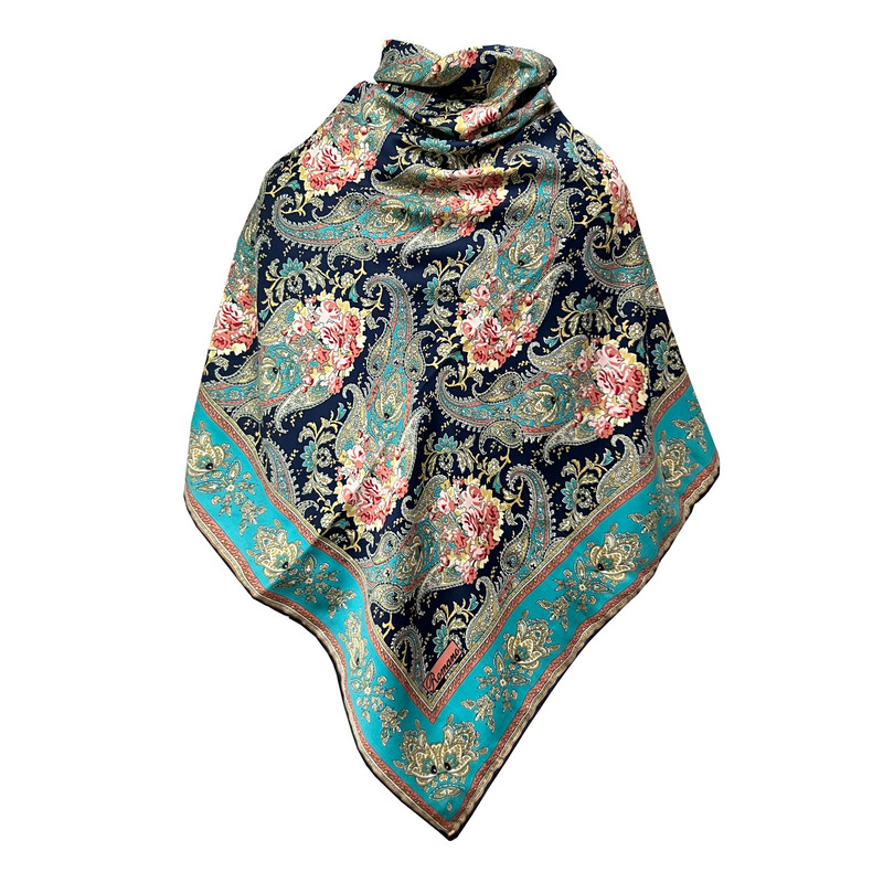 روسری زنانه مدل ترنج ابریشمی