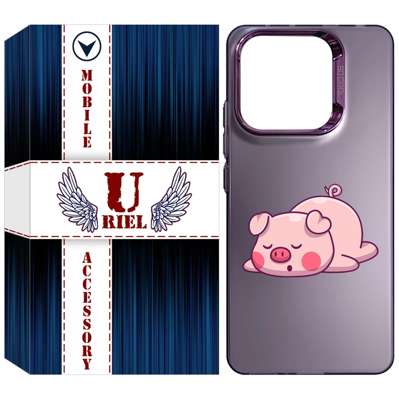 کاور یوریل مدل SCL کد 42 طرح پیگی مناسب برای گوشی موبایل شیائومی Redmi Note 13 4G