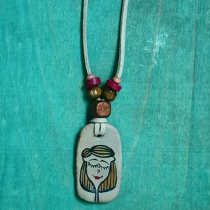 گردنبند دخترانه طرح دختر کد ۲۹۶