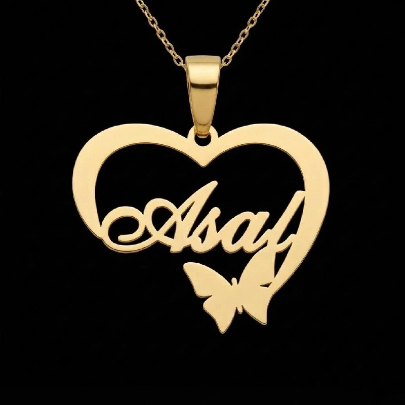 گردنبند طلا 18 عیار زنانه با زنجیر حلقه‌ای (فلامینگو) لیردا مدل اسم عسل 1235322