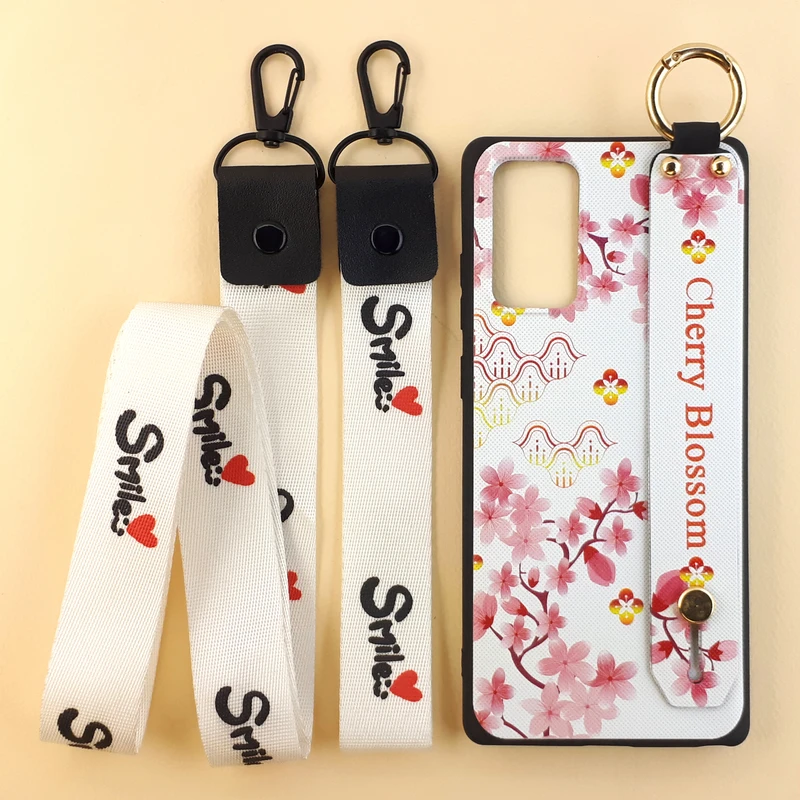 کاور طرح گل کد 05 مناسب برای گوشی موبایل سامسونگ Galaxy Note 20 به همراه بند مجموعه 2 عددی