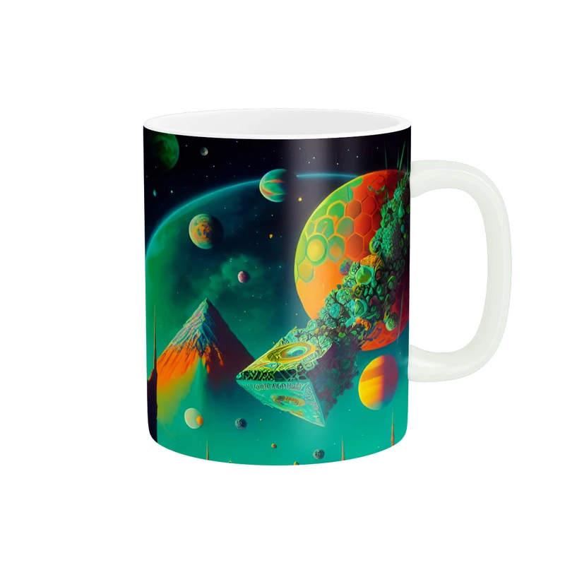 ماگ پاد آفرین طرح کهکشان ها کد 1588