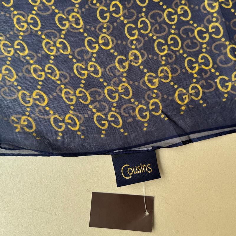 روسری زنانه مدل حریر ابرشیم زنجیری مجلسی کد 4