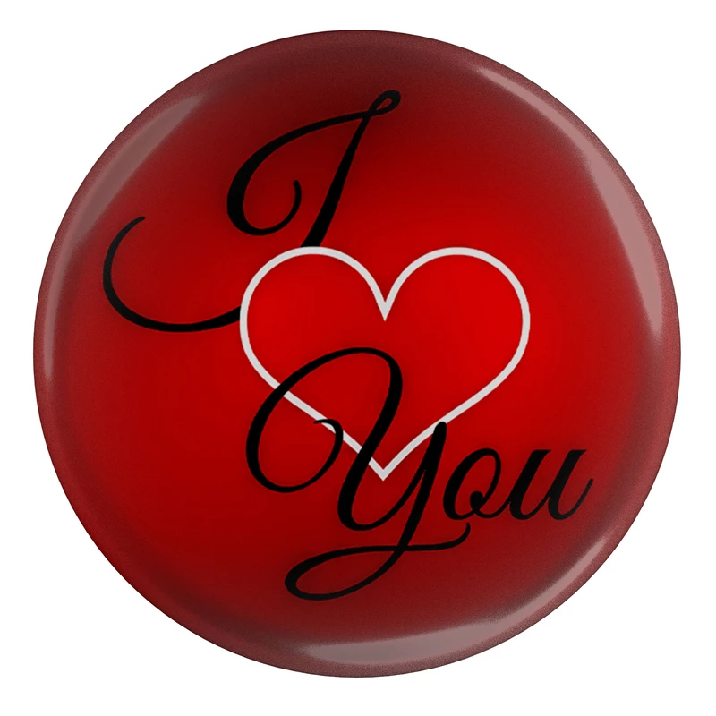 مگنت طرح I love you مدل S10130 