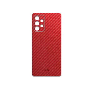 MAHOOT Red-Fiber Cover Sticker for Samsung Galaxy A52 4G