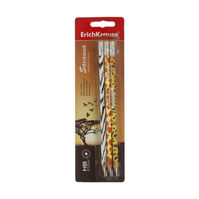 مداد مشکی اریک کراوزه مدل savanna کد 32864 بسته 3 عددی