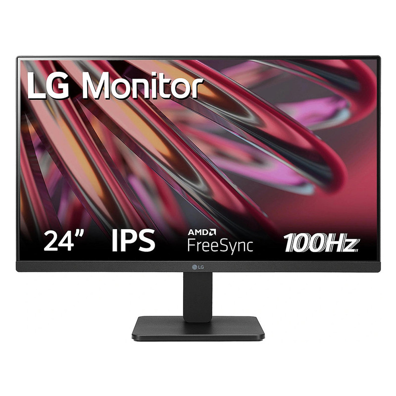 مانیتور 23.8 اینچ ال جی مدل 24MR400-B با وضوح Full HD، پنل IPS و نرخ به‌روزرسانی 100 هرتز