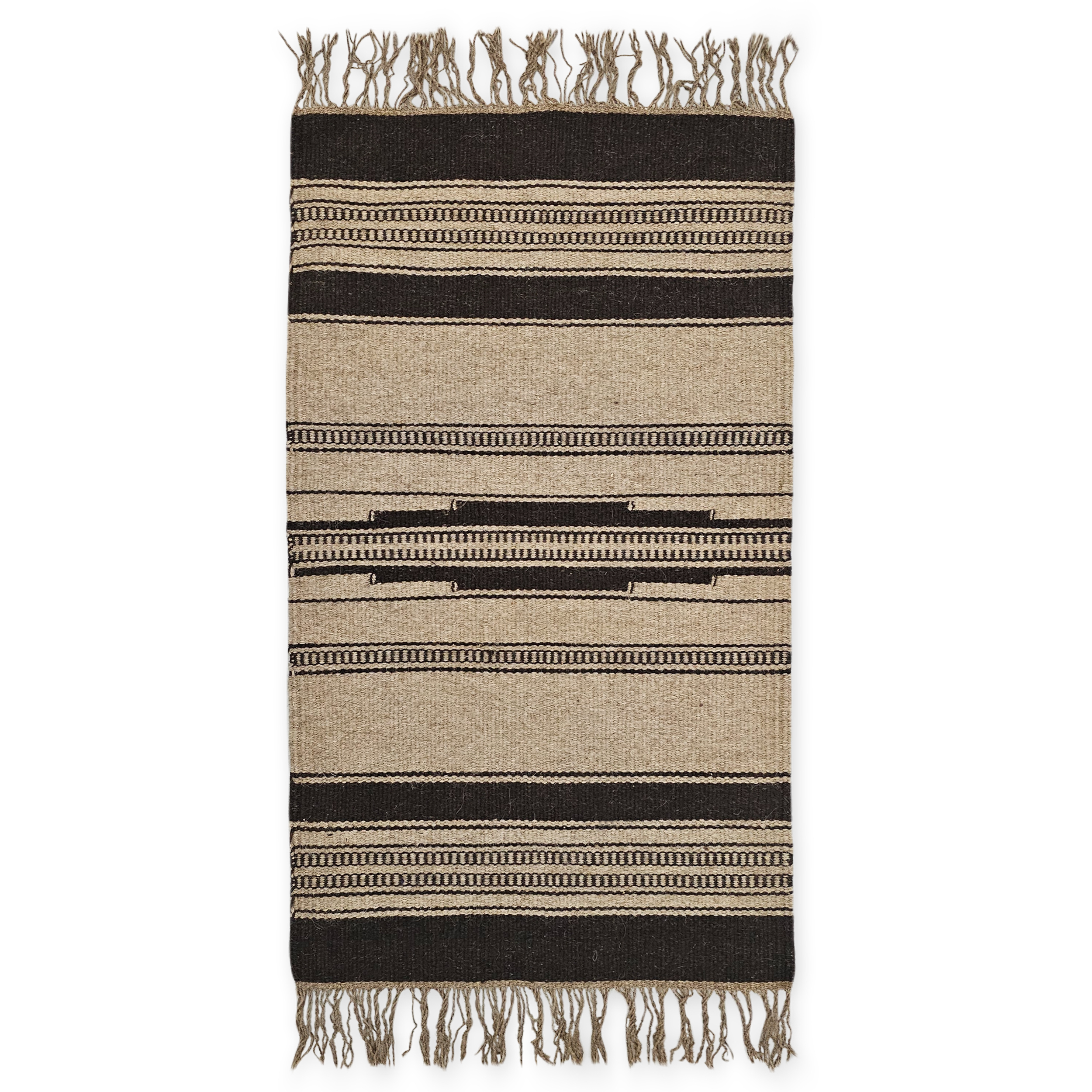 گلیم دستبافت نیم متری مدل حرمی