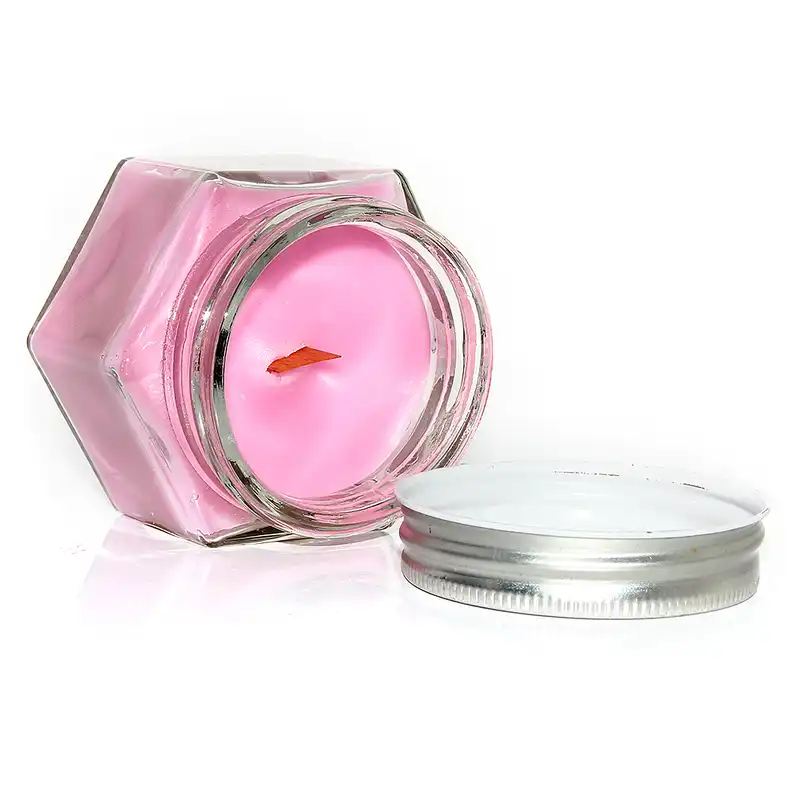 شمع دستساز مدل شیشه ای